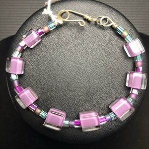Beautiful Handcrafted Glass Bead Bracelet